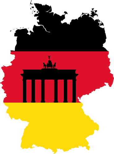 Germania pavilion şi hartă