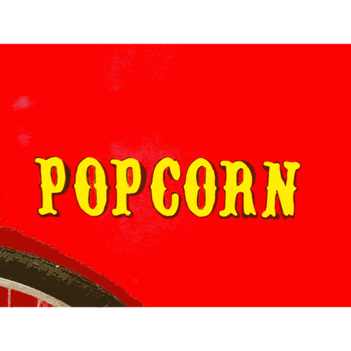 Pop-corn vecteur dessin