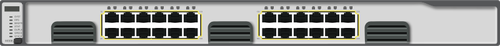 Gráficos de vetor de Switch de camada 3 Gigabit