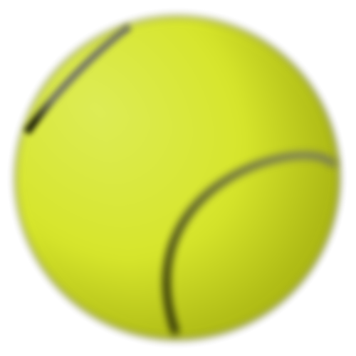 Vektorgrafikken tennis ball