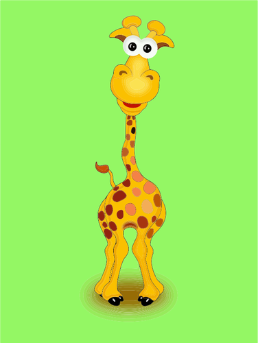 Lustige giraffe