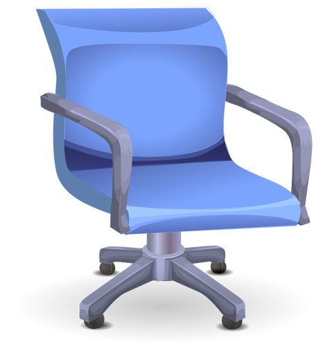 Cadeira de escritório azul
