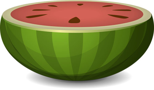 Watermeloen helft