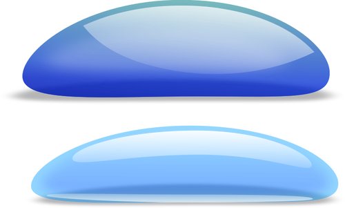 Sininen ja vaaleansininen pisara vektori ClipArt