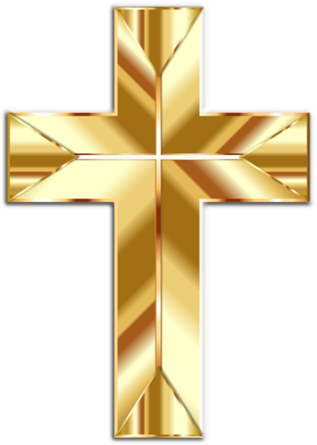 Clip-art vector de Cruz de ouro