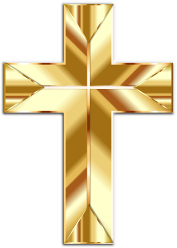 Clip-art vector de Cruz de ouro