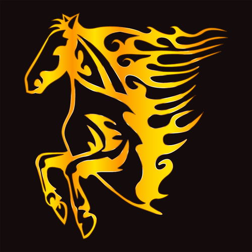 Caballo de oro