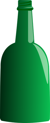 Botella verde