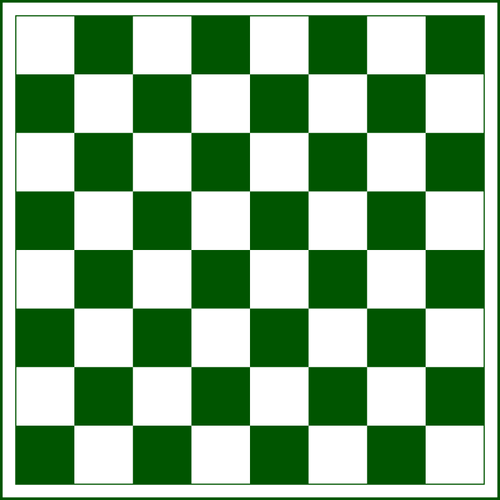 Tabuleiro de xadrez verde