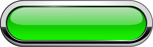Толстые серого границы зеленой кнопки векторное изображение
