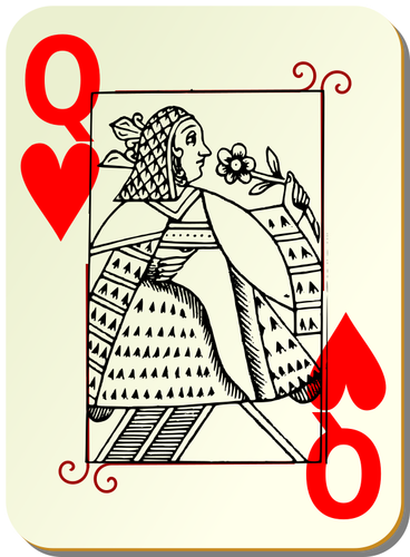 Reina de la tarjeta de corazones