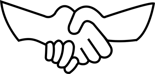 Handshake vektorbild