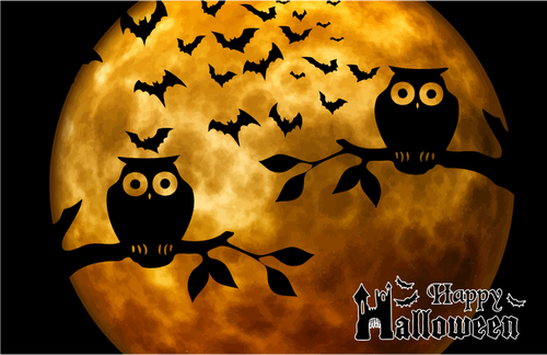 Halloween pleine lune