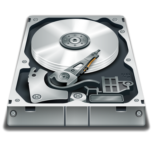 Hard disk icon