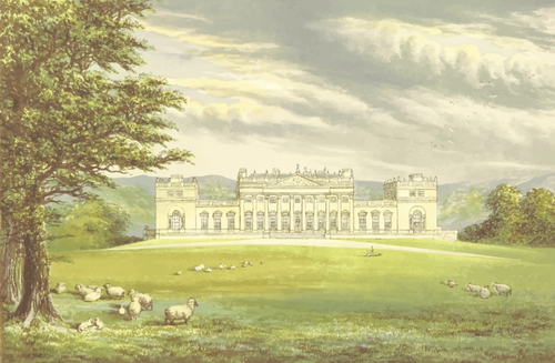 Harewood House векторной графики