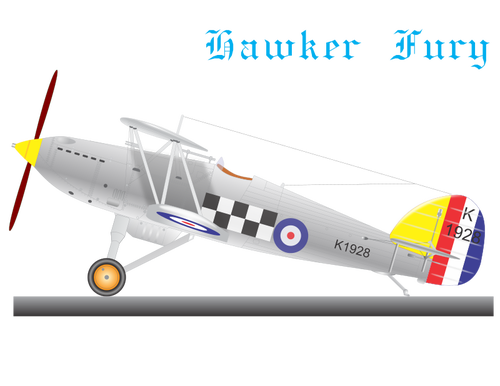 Hawker Fury Doppeldecker