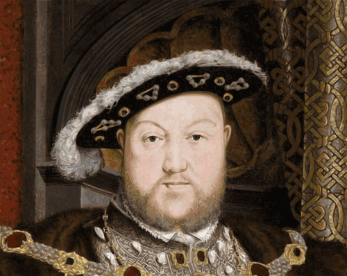 King Henry VIII vectorillustratie