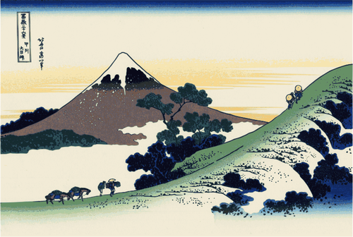 Immagine di vettore del Monte Fuji