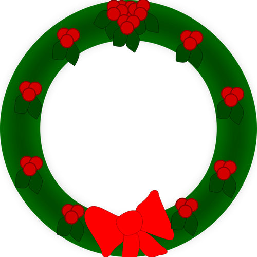 Christmas Wreath Vektorgrafik