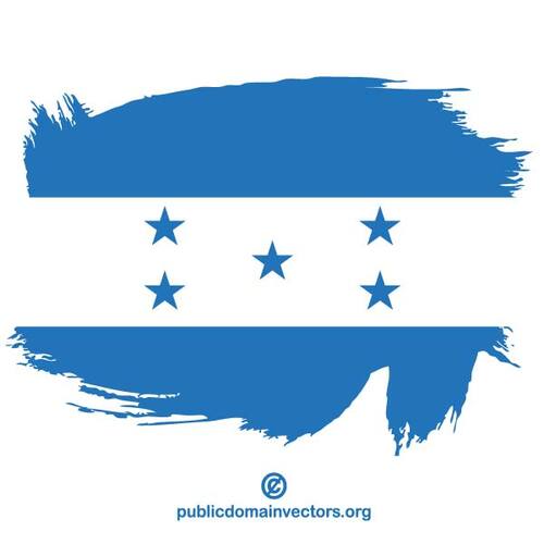 Bandeira pintada de Honduras