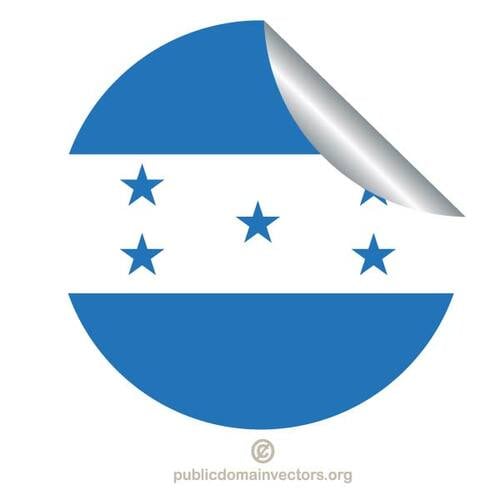 Honduras flagga klistermärke