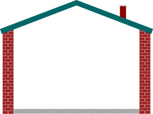 Home border vector image