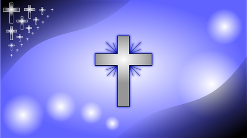 Vector wallpaper of cross