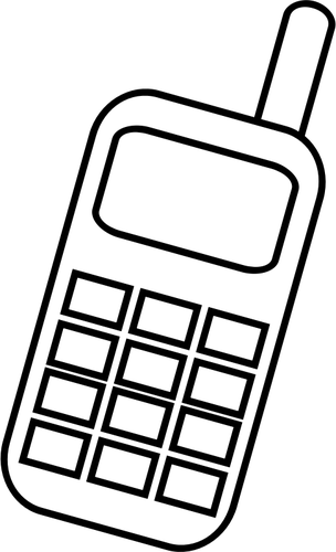Mobiele telefoon pictogram vector illustraties
