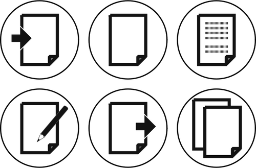 Vektorové grafiky ze souboru ikony počítače OS