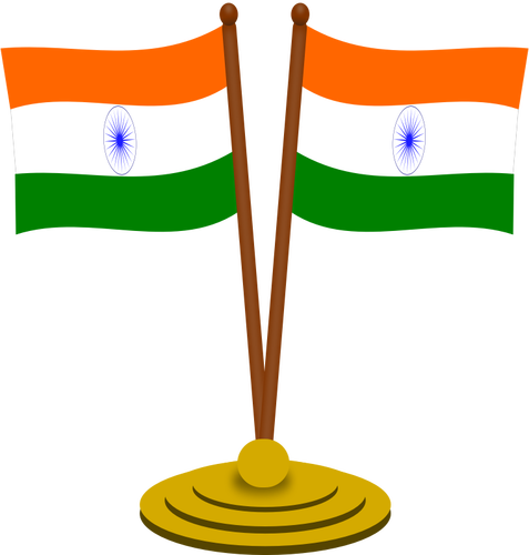 Bendera India vektor