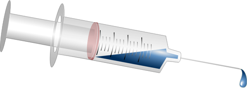 Image vectorielle injection médicale