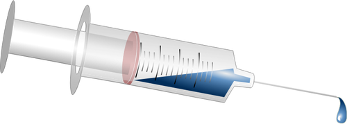 Image vectorielle injection médicale