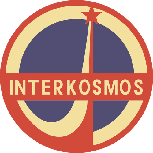 Interkosmos vector image