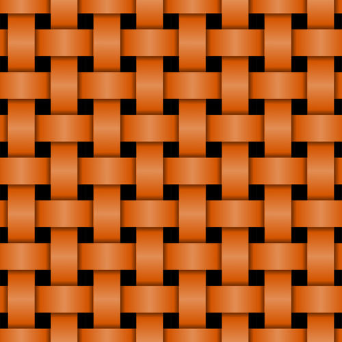 Orange knitted pattern