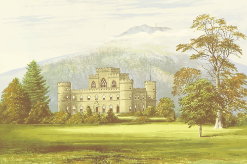 Inveraray Castle vektör görüntü