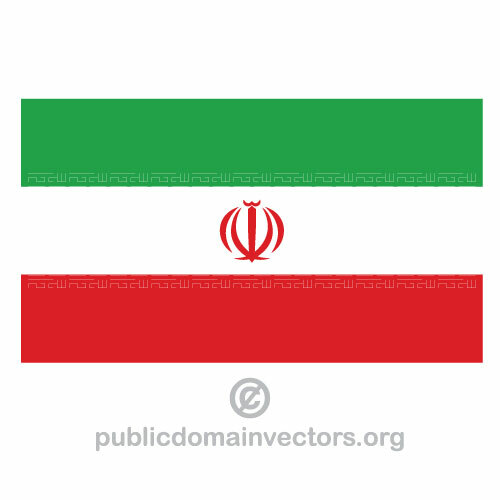 Iraniano vector bandeira