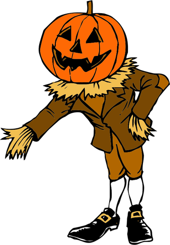 Pumpkin guy clip art