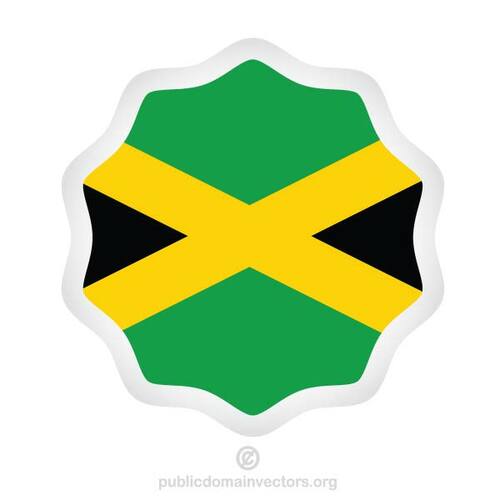 Jamaica klistermärke