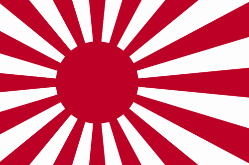 Japanische Flagge Bild