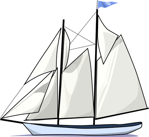 Schooner ship