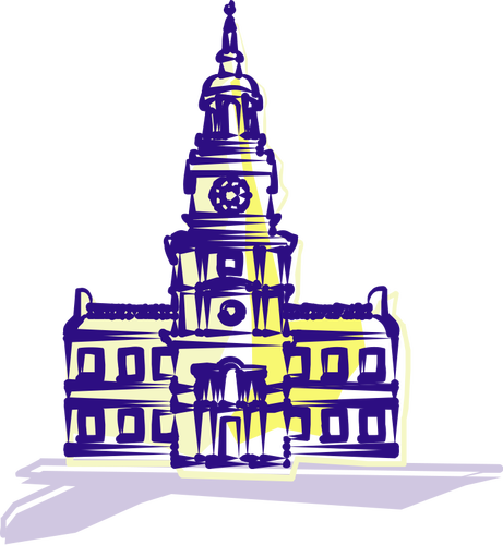 Arte vectorial Independence Hall