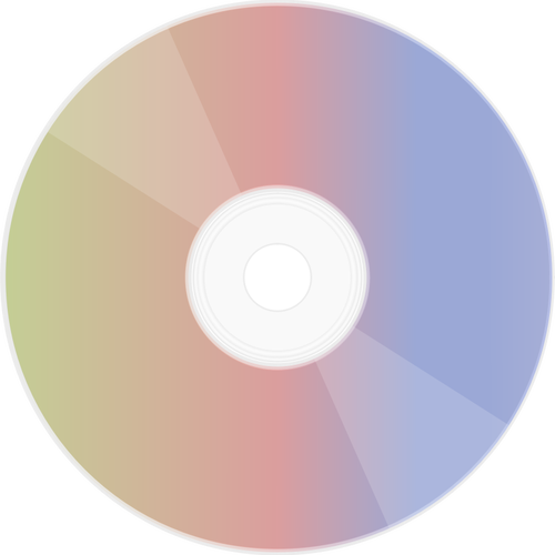 虹反射面のベクトル イラスト CD