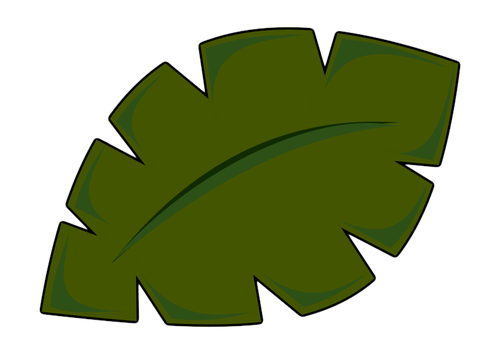 葉のベクトル画像