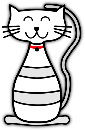 Cartoon kitten afbeelding