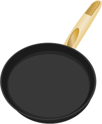 Frying pan vector image