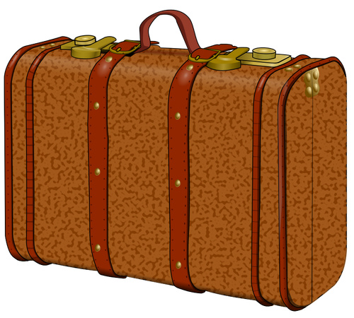 Valise avec taches