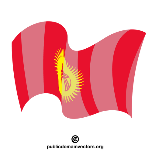 Kyrgyzstan state flag