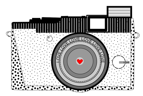 Ilustraţie vectorială a camera de amatori