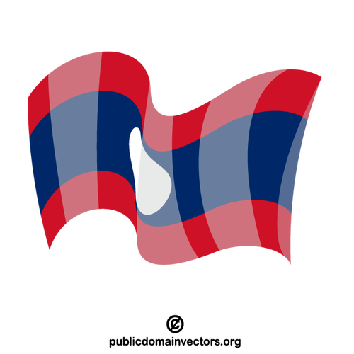 Laos statsflagga