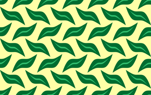 Pola berdaun hijau